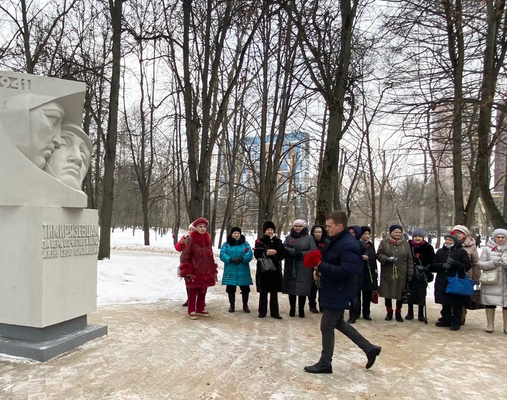 Общегородская мемориально-патронатная акция, посвященная 80-летию победы в Сталинградской битве с участием главы управы Тимирязевского района города Москвы