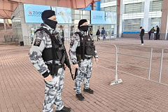 Росгвардия обеспечила безопасность баскетбольного матча в Москве