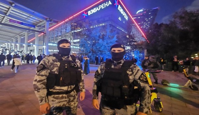 Безопасность спортивных мероприятий в Москве обеспечила Росгвардия